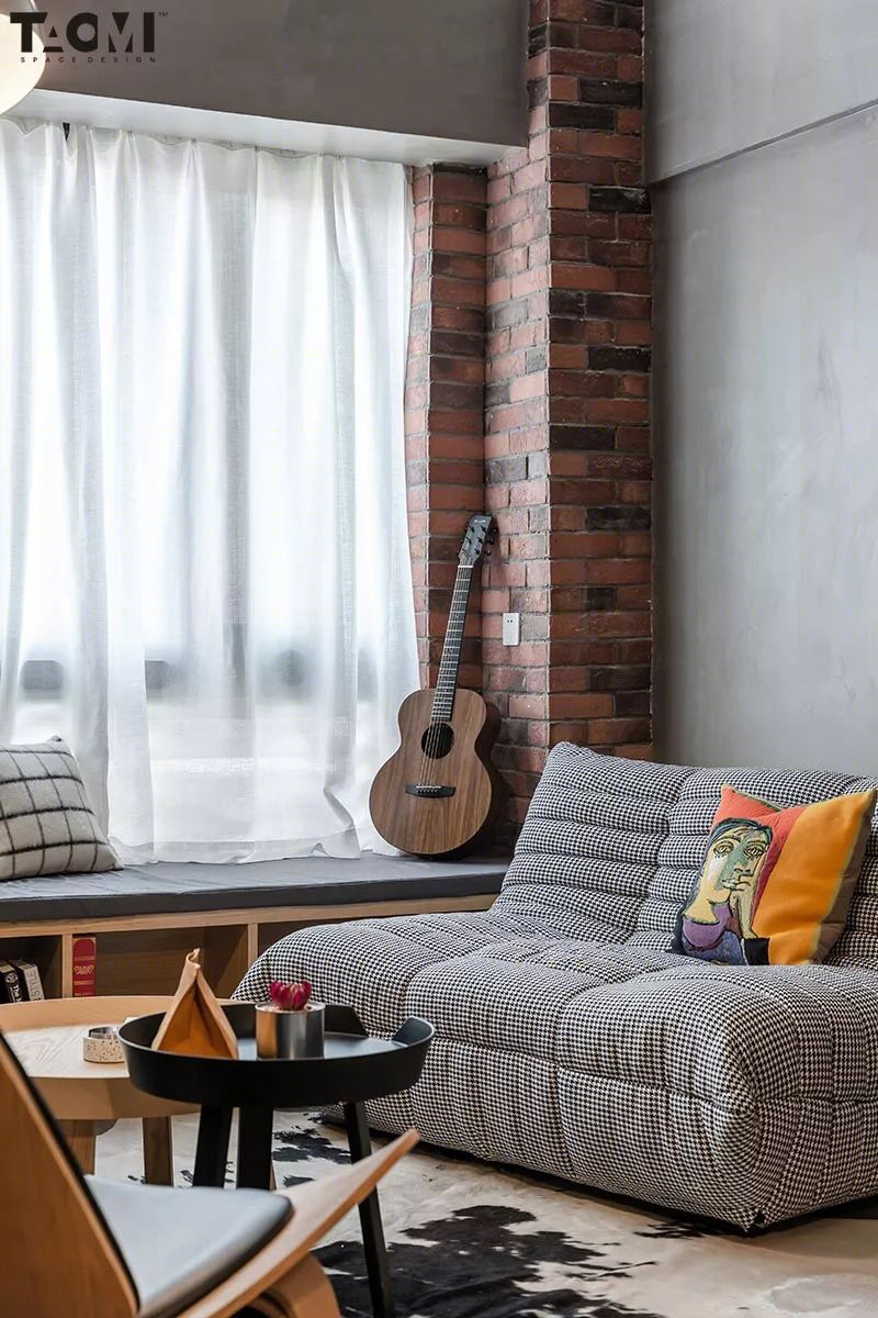 59㎡工业风Loft公寓-6