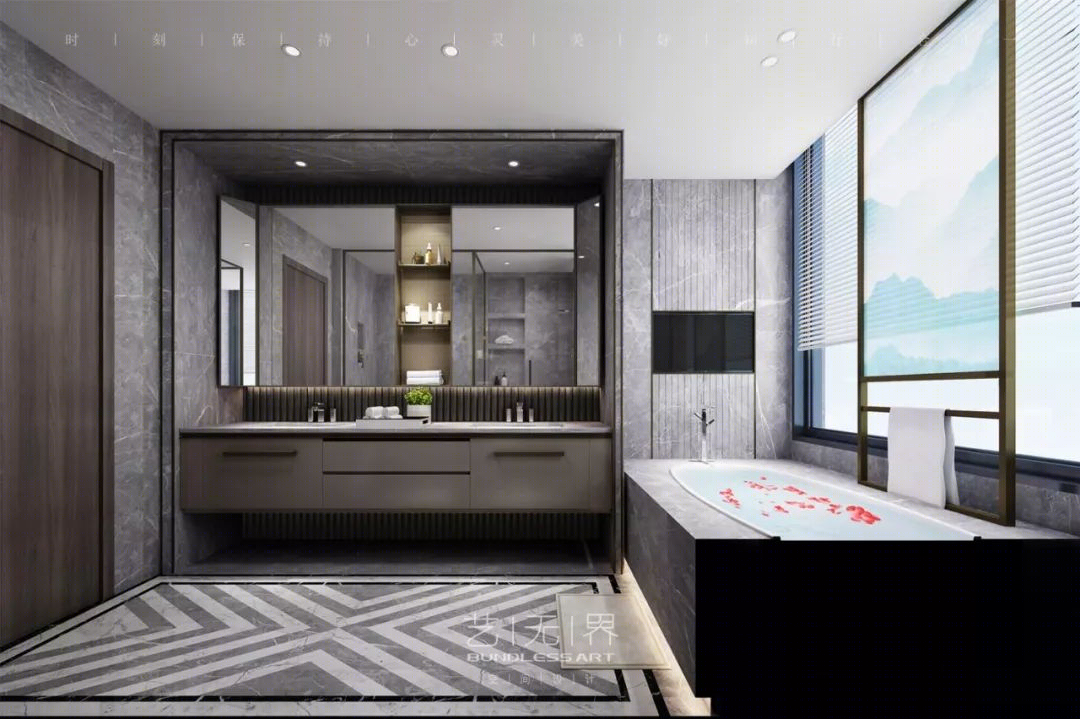 深圳别墅新装饰主义设计，东西方元素完美融合-51