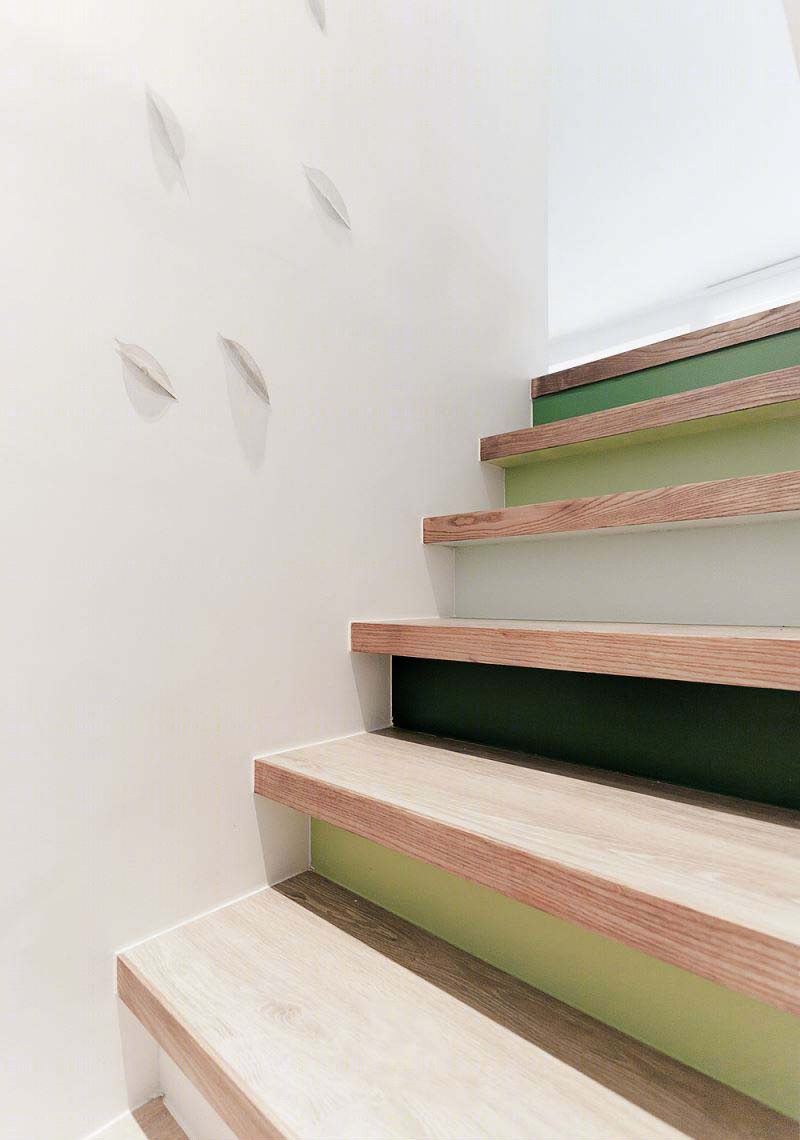 绿色简约两层单身公寓-40