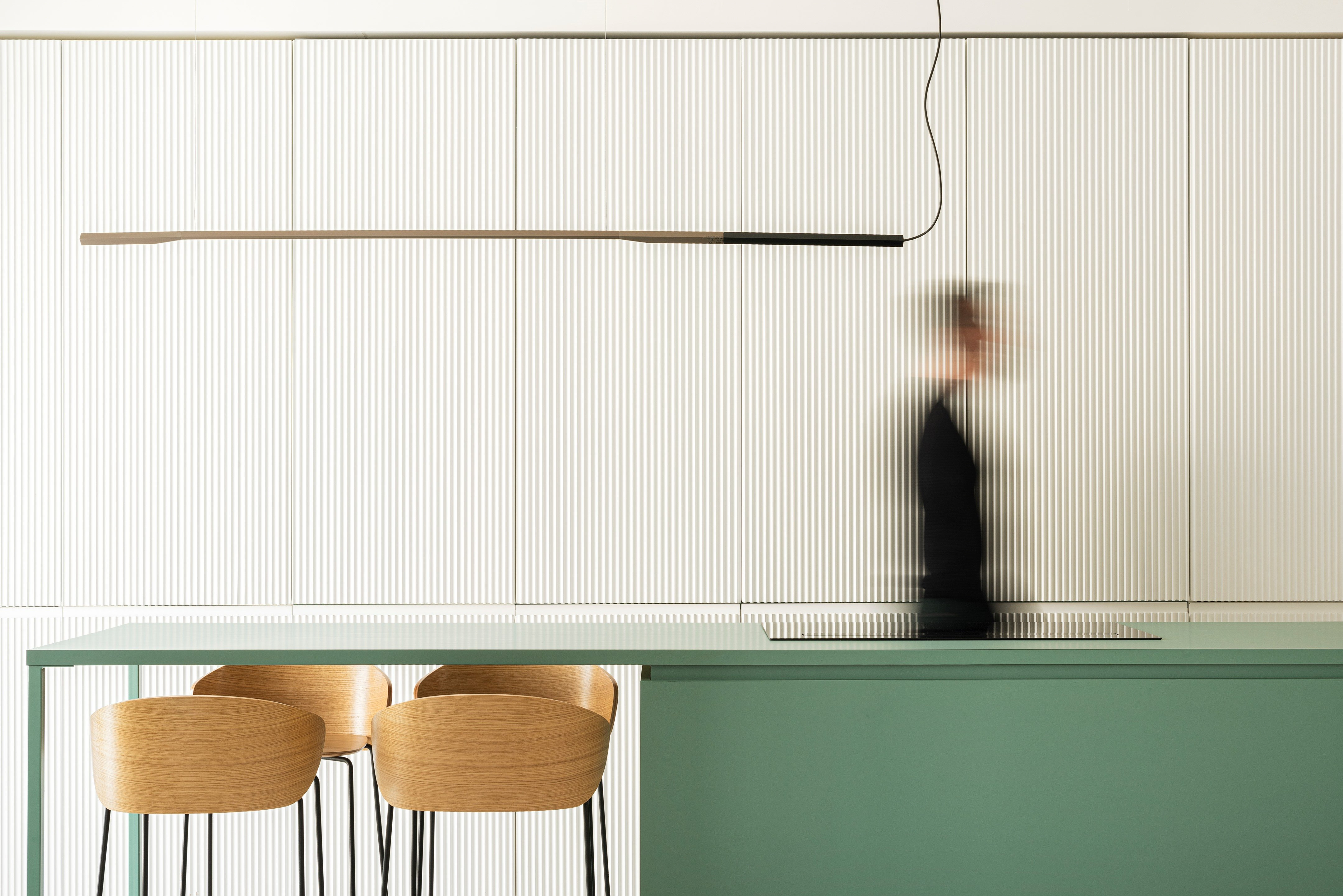 Bomori Architetti 设计的罗马平层公寓——视觉连接和现代风格-0