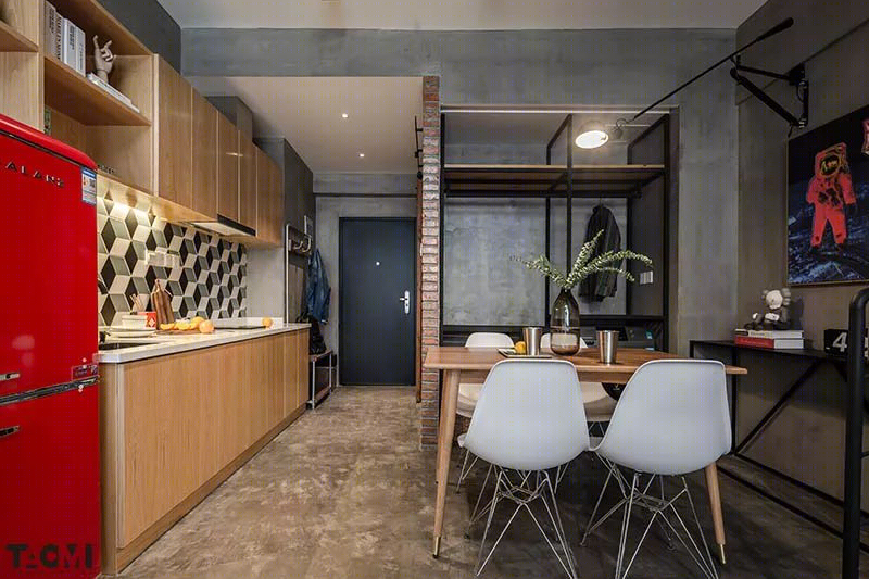 59㎡工业风Loft公寓-8