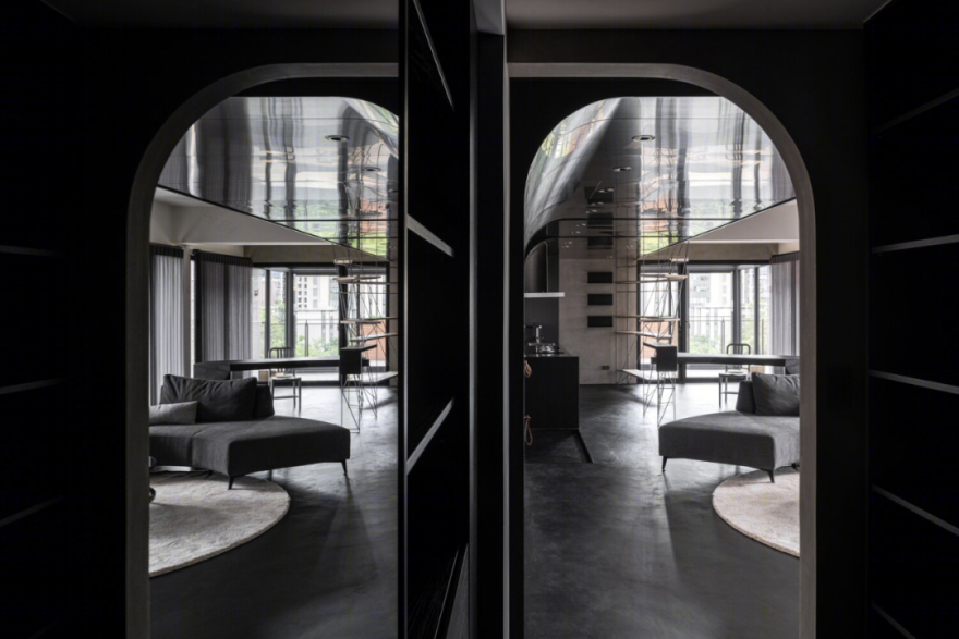 工业风极致魅力,122㎡Studio X4 设计案例解析-40