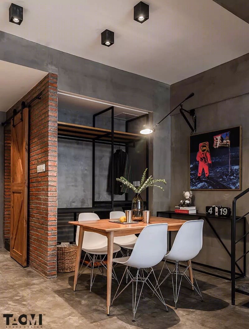 59㎡工业风Loft公寓-10