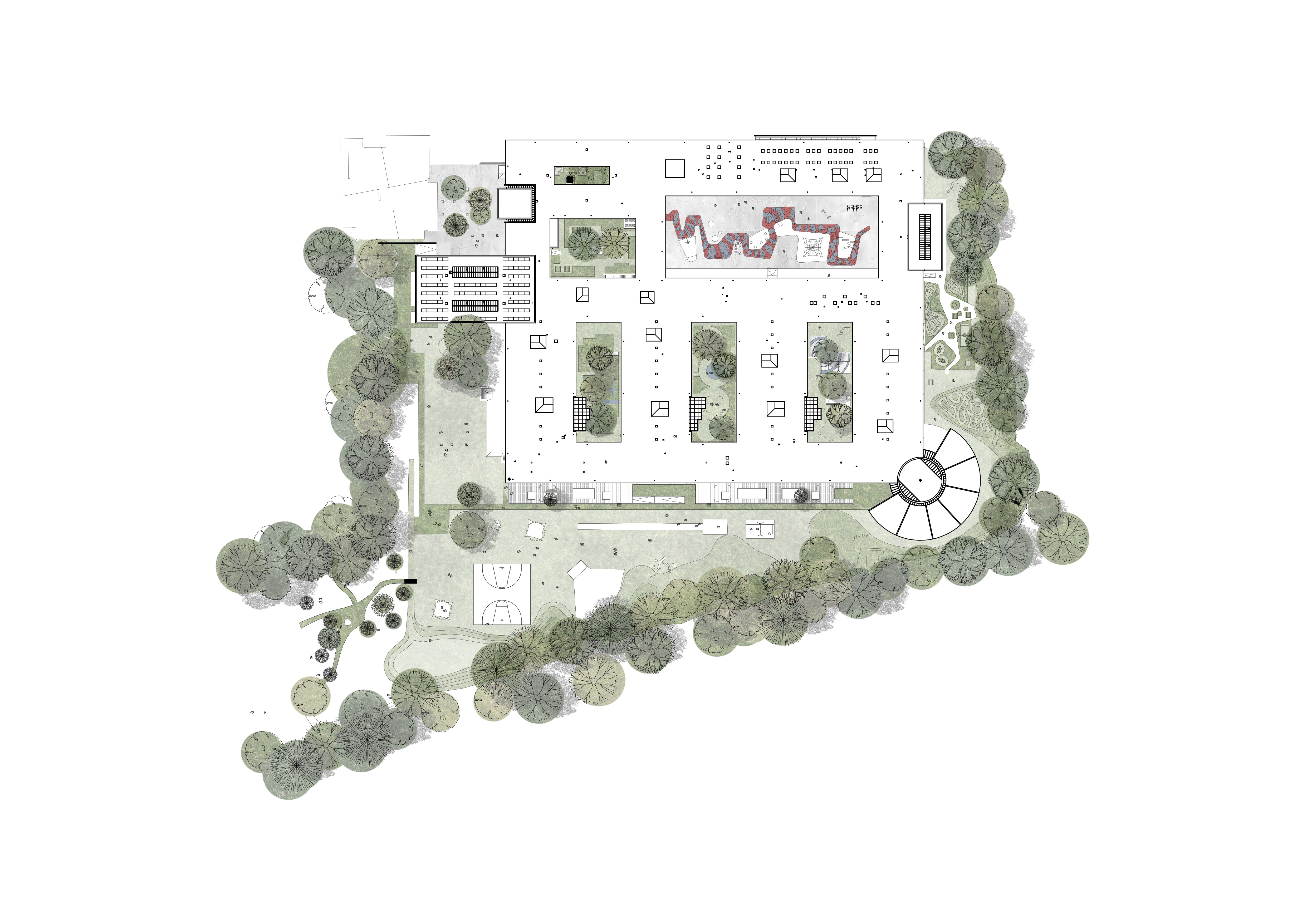 哥本哈根“Dyvekeskolen”小学现代化改造-21