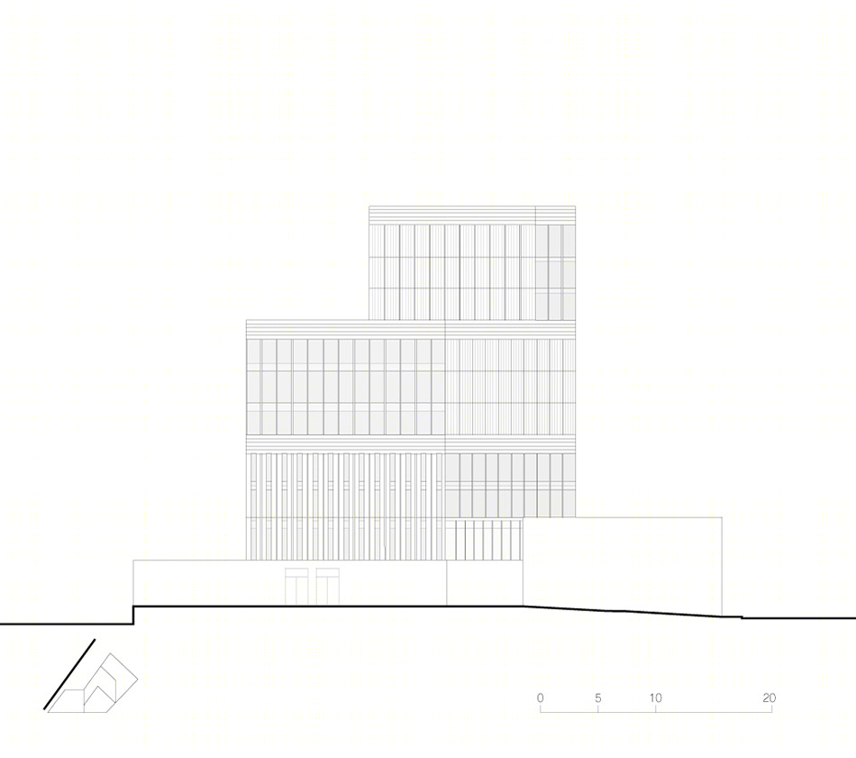 法国里尔 Euravenir 大楼丨LAN architecture-40