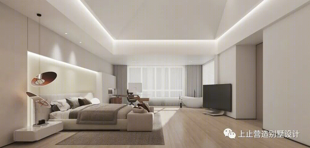 现代灰白御翠园别墅丨上止营造别墅设计-25