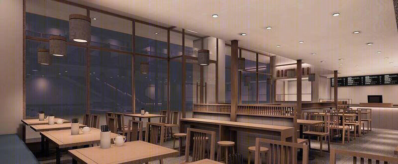 屈晓波丨快餐店丨餐饮空间设计-江南状元面馆-5