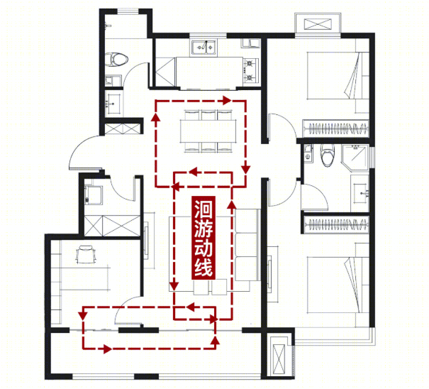 大三房户型设计探究丨搜建筑-14