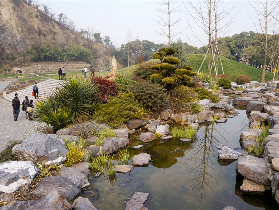 上海辰山植物园矿坑花园-5