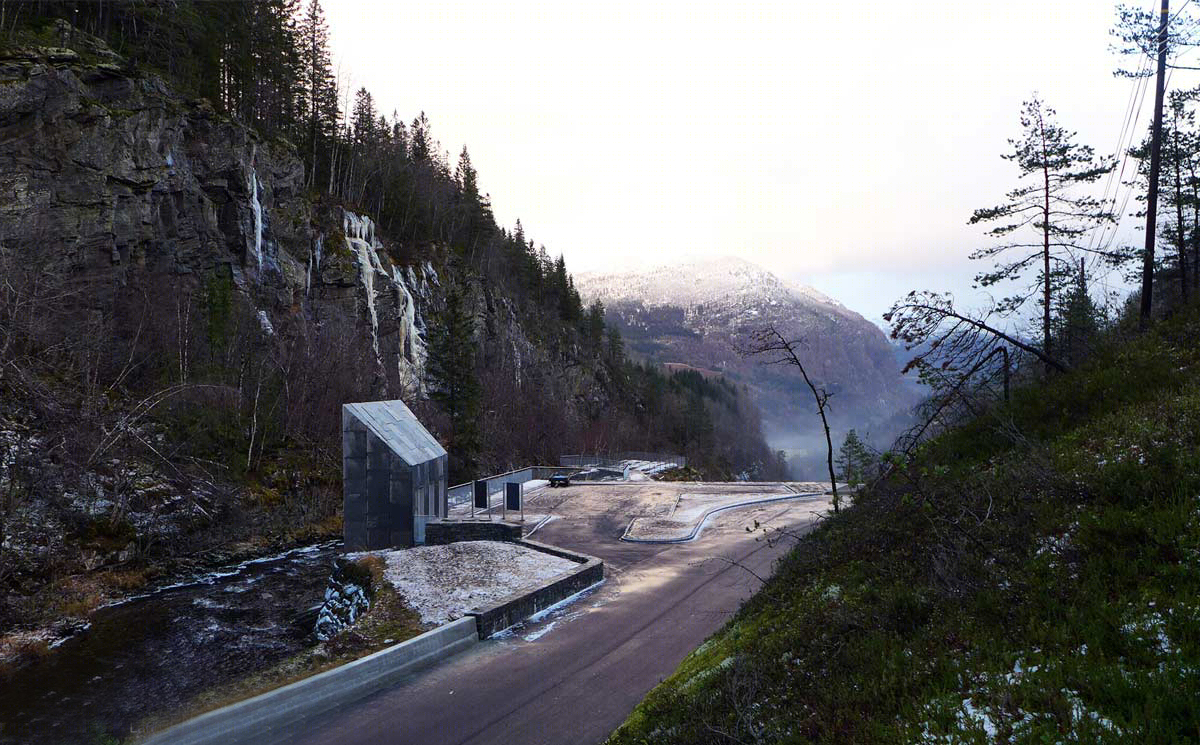挪威Skjervsfossen峡谷石道-12