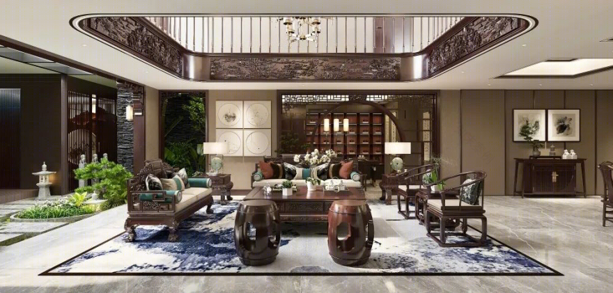 辽源世纪风景 · 新中式大宅的精致设计丨中国辽源丨上止营造别墅设计-8
