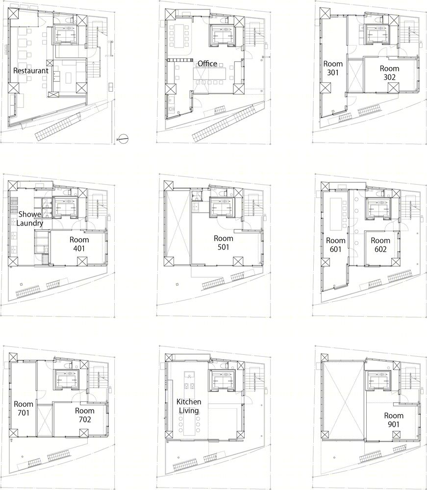 日本 SHAREtenjincho 多功能混合建筑丨日本东京-18