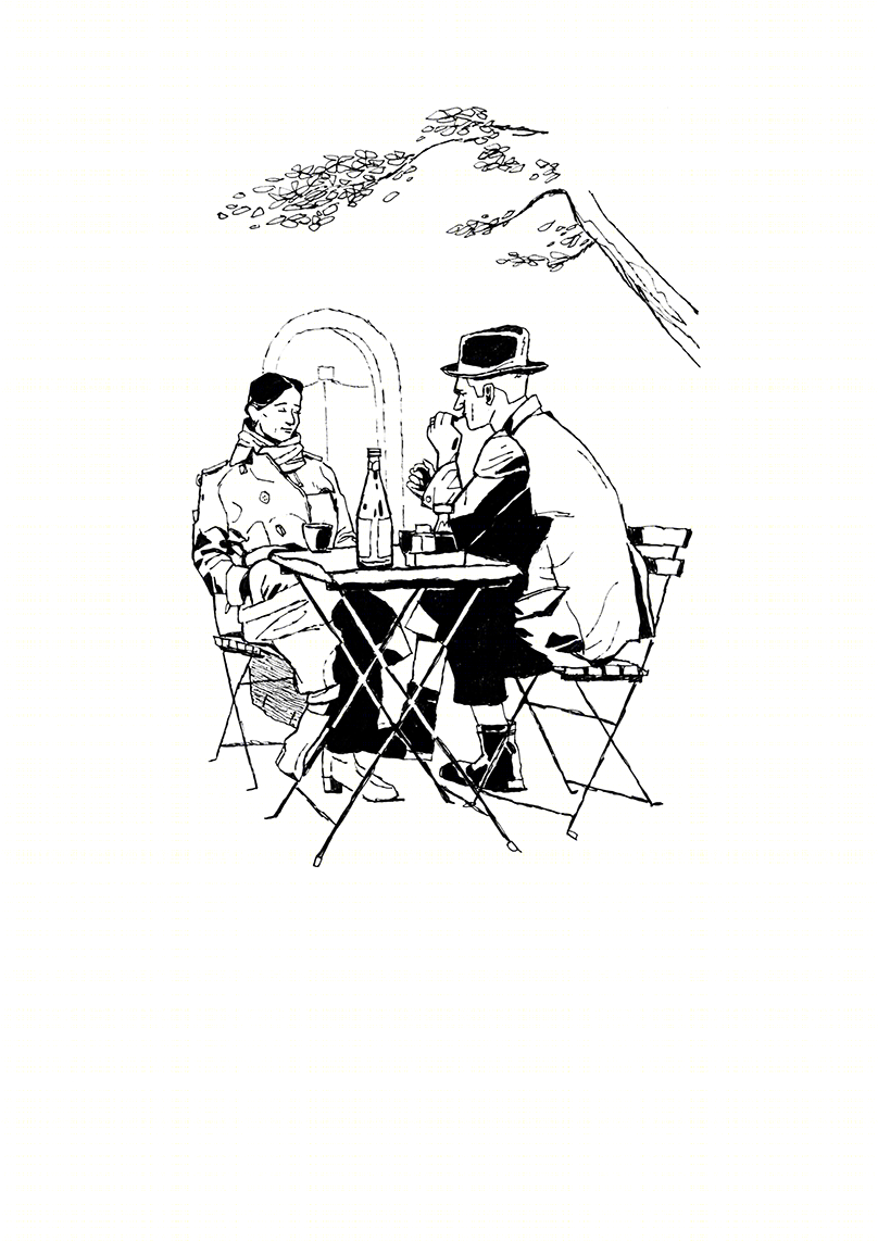 2021 年墨水画挑战 · 柏林日常场景丨德国柏林-10
