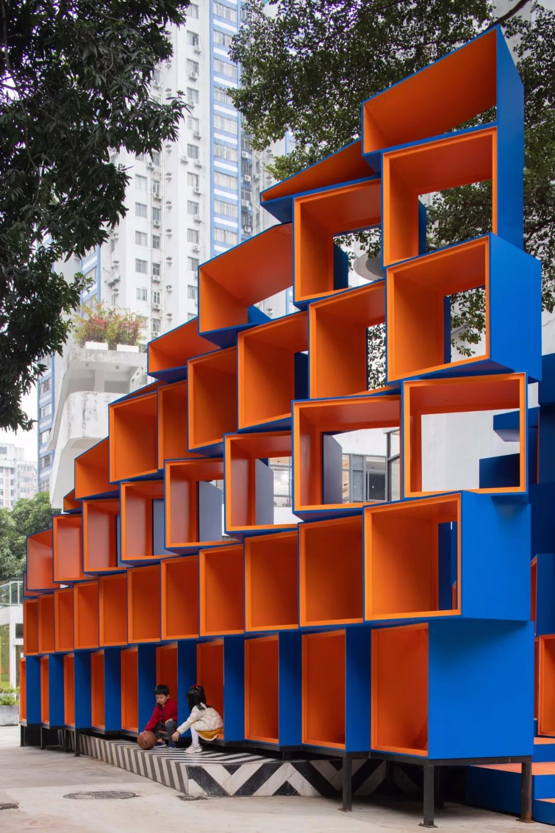PatchCity Pavilion · 可回收模块搭建的灵活文化空间丨中国广州丨ROOI诺亿设计-18