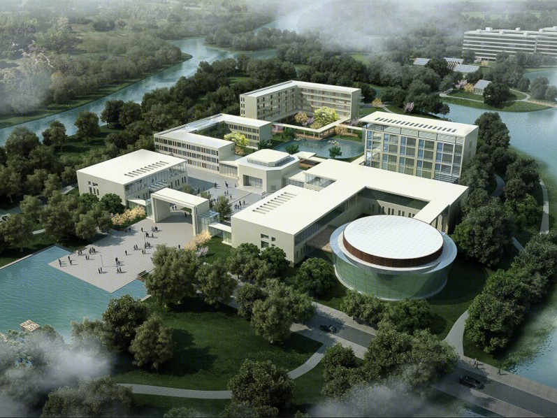 江苏常州大学现代简约校园设计-7