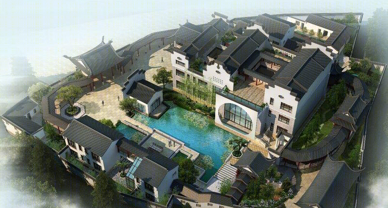 一心设计丨和园中式院落-11