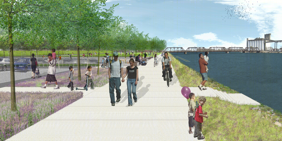 美国 Cedar Rapids 滨河重建工程-22