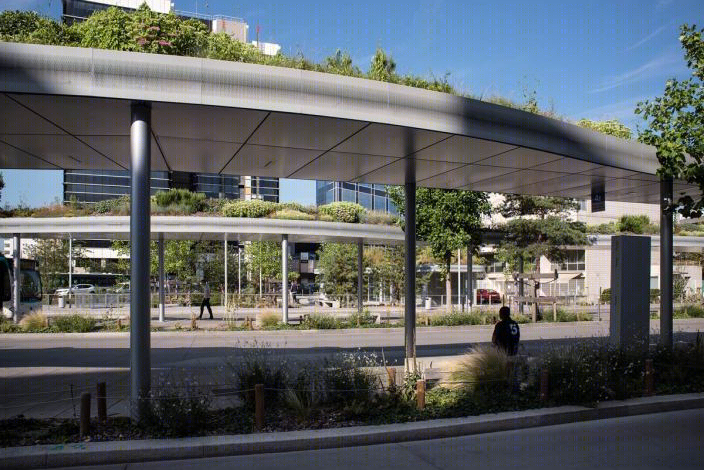 法国 Rueil 车站公交景观设计-10