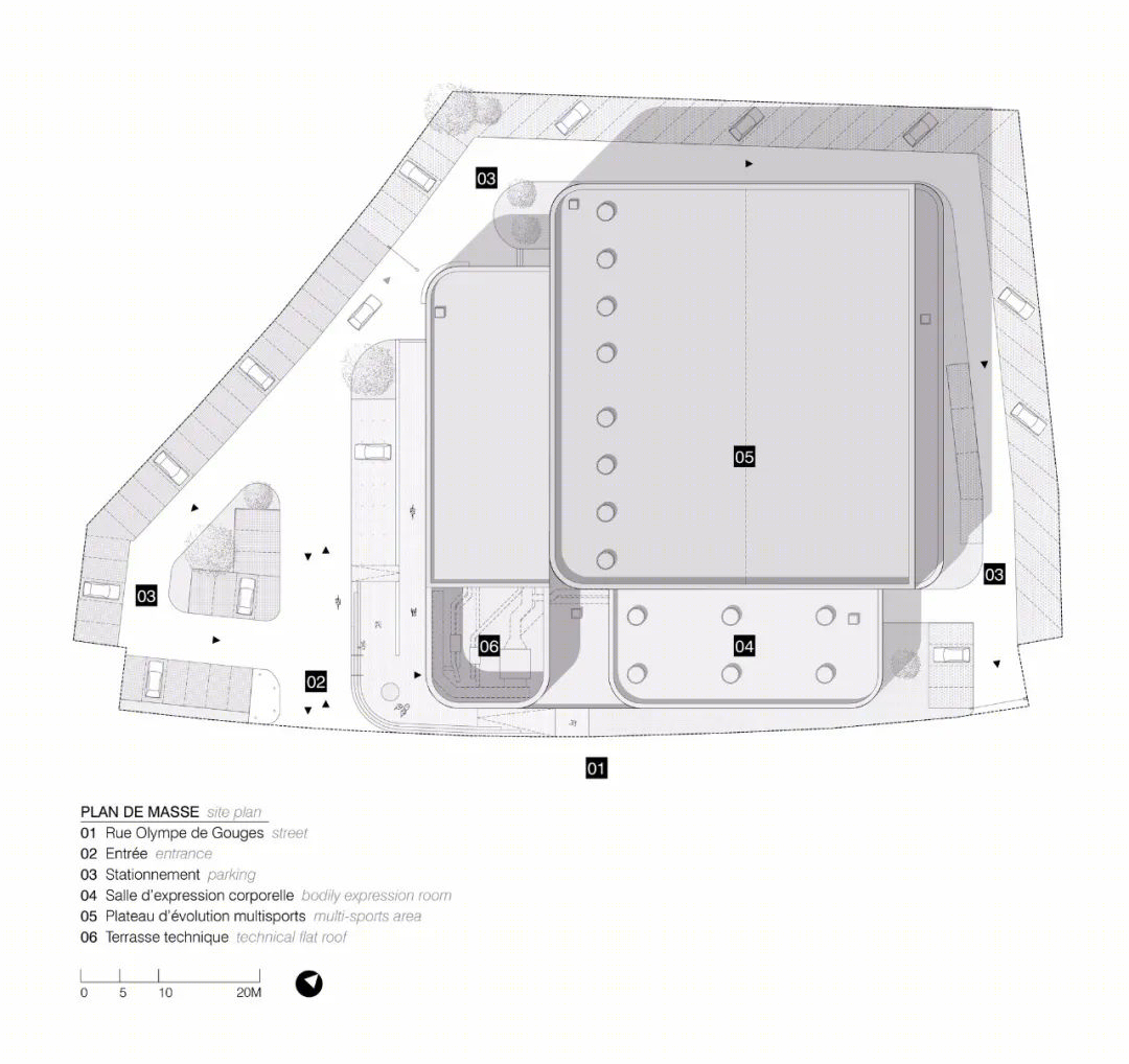 法国纯净现代体育馆丨Bohuon Bertic Architectes-32