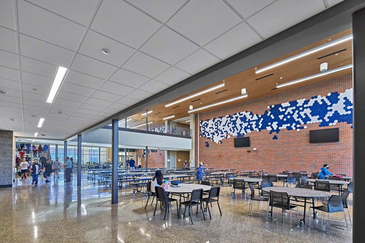 密歇根州 Portage Central Middle School丨美国密歇根丨Stantec 和 C2AE-16