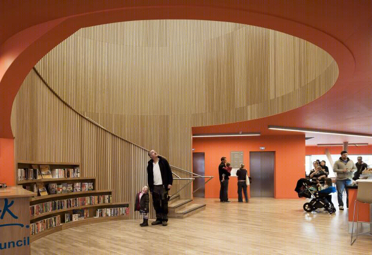 英国Canada Water图书馆丨CZWG Architects-23