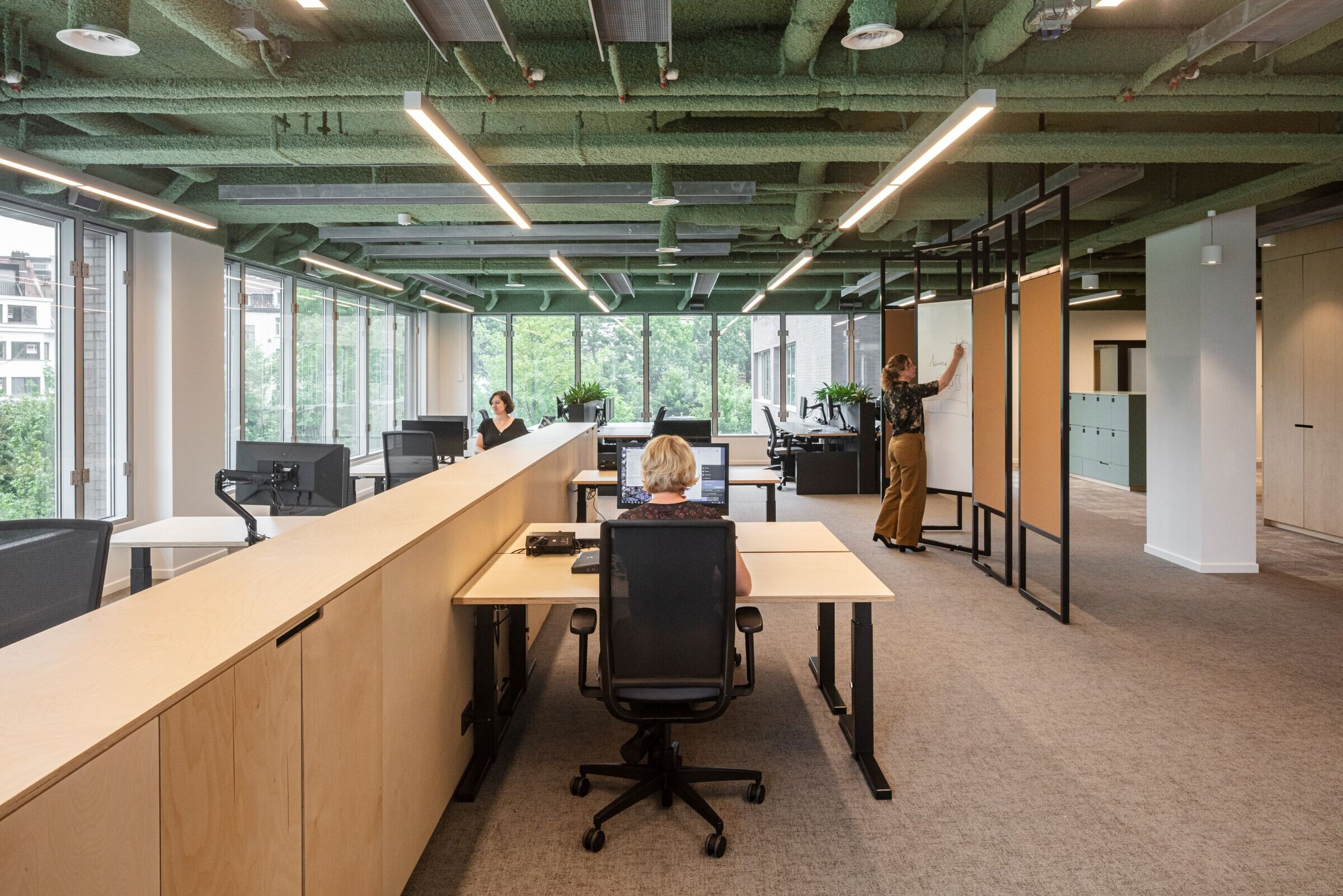 绿色品牌体验的办公空间设计丨比利时丨Fokkema & Partners Architecten B.V.-5