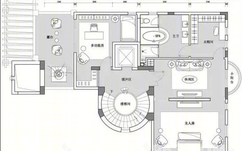 东莞市中信御园别墅室内设计-31