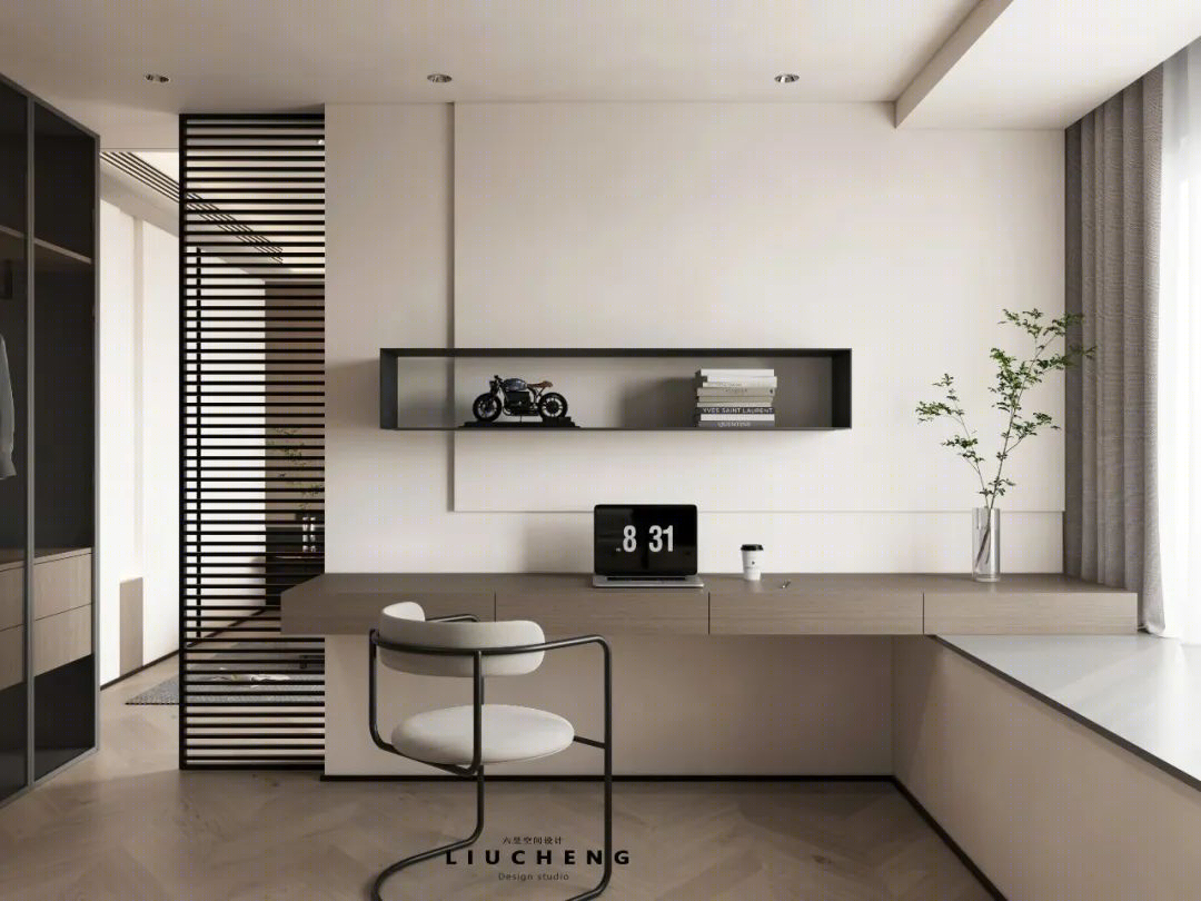融创壹号院简约温馨婚房设计丨LIU CHENG DESIGN-19