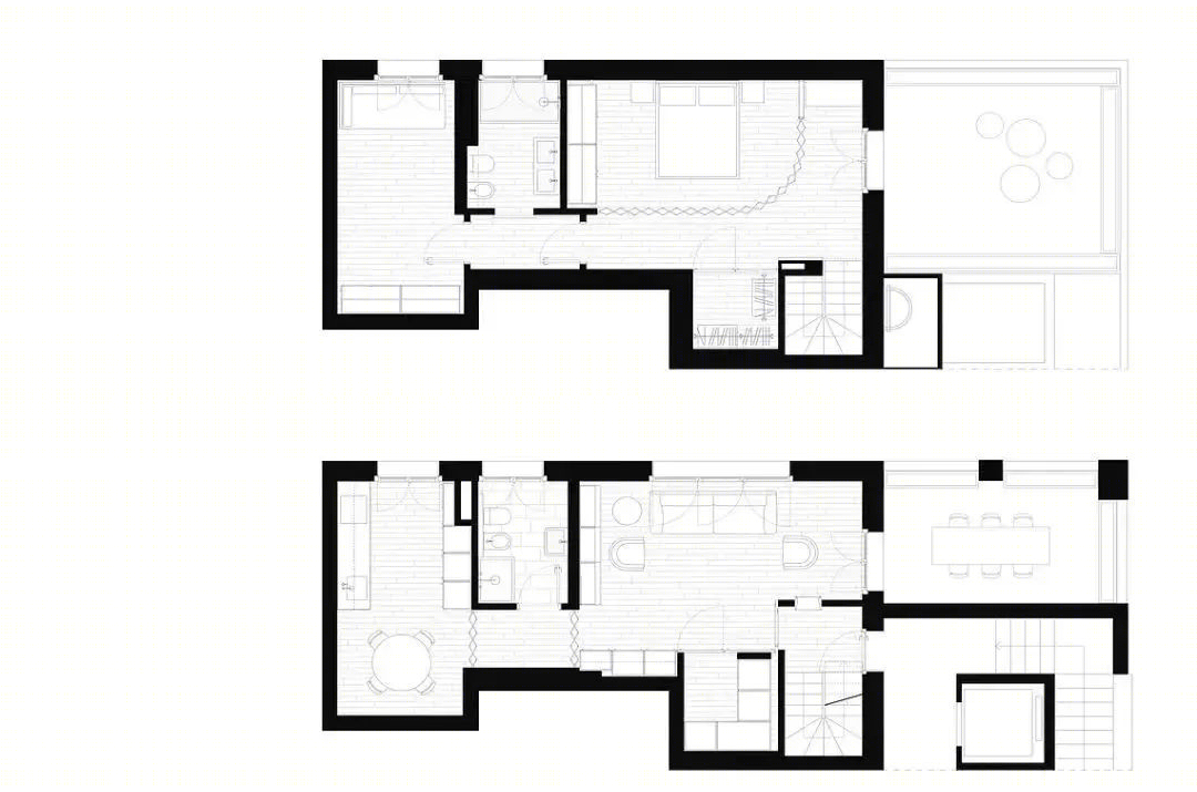 米兰 130㎡复式公寓丨意大利米兰丨Andrea Rubini Architetto-3