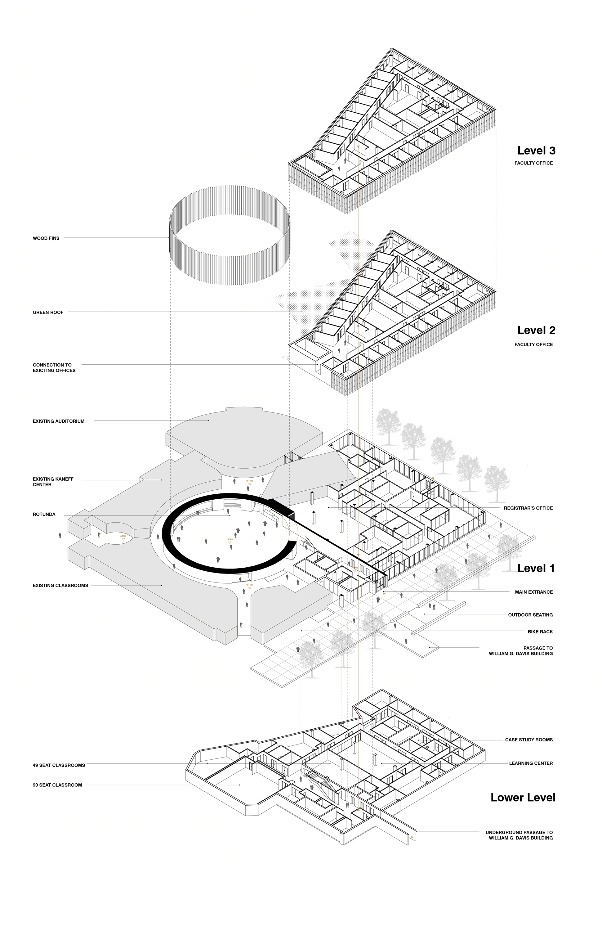 加拿大UIM创新中心 · 现代与自然的和谐对话丨Moriyama & Teshima Architects-50