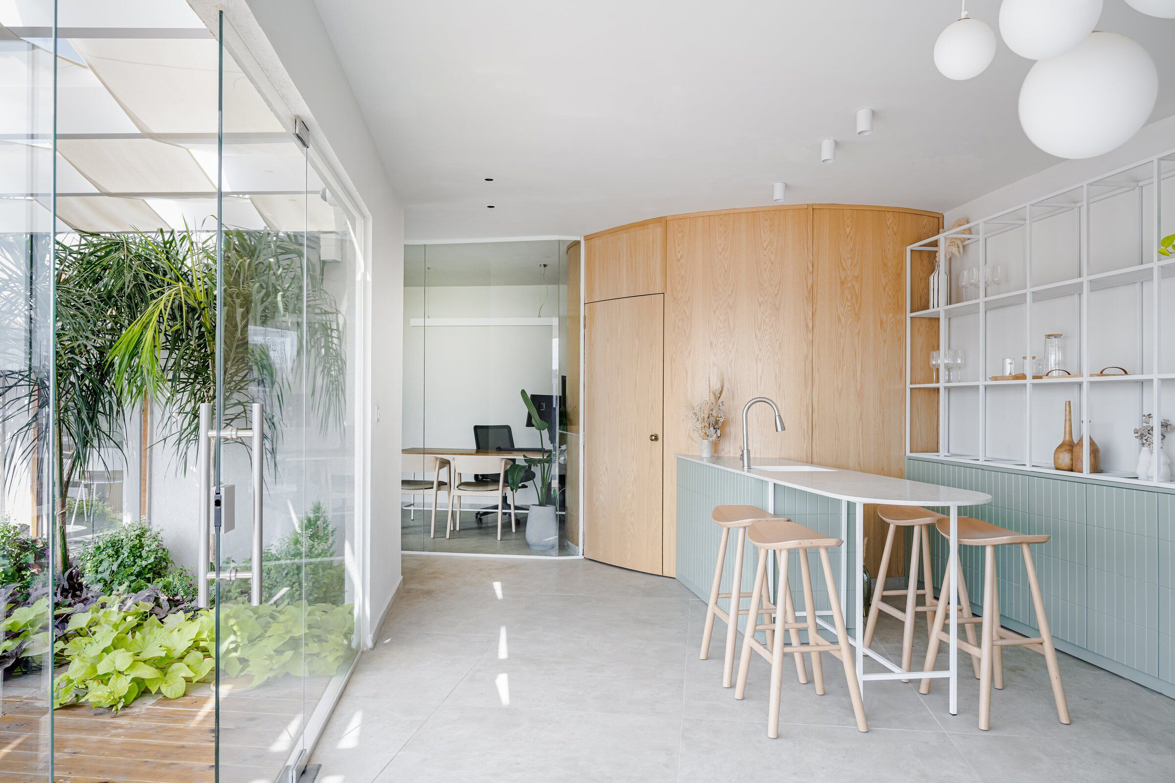 More yam office · 古典与现代交融的海畔工作室丨以色列特拉维夫丨ON STUDIO Wishbone Studio-31