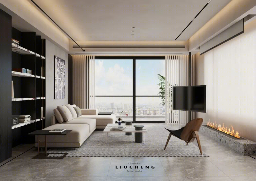 融创壹号院简约温馨婚房设计丨LIU CHENG DESIGN-23