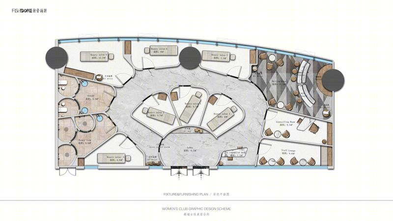 纳杰鱼骨设计——高端女性美容会所，打造梦幻般的美容空间-7