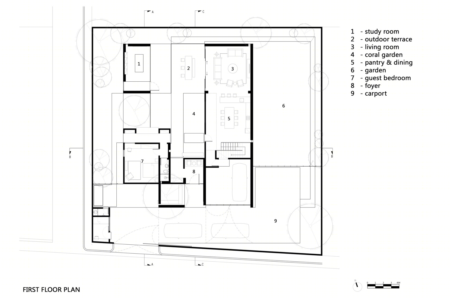 印度尼西亚 Rumah Bias 住宅丨Adria Yurike Architects-25