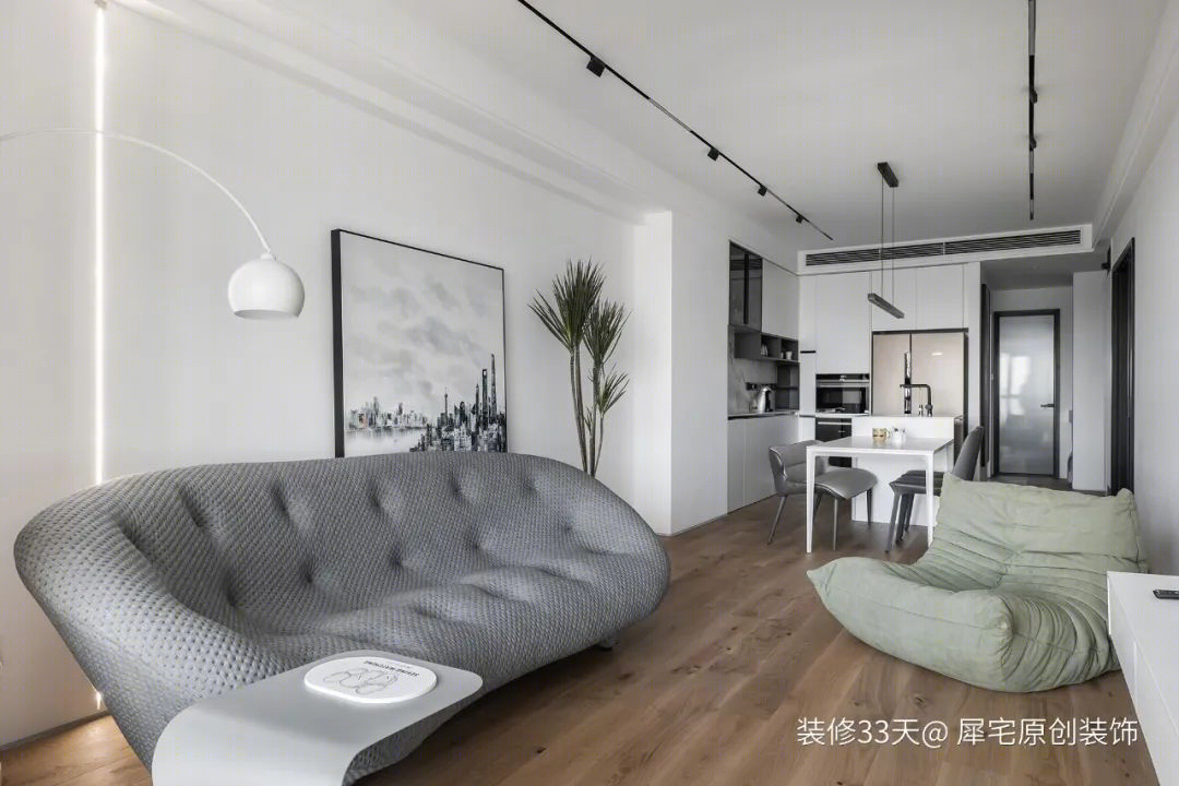 129 平现代简约婚房丨中国上海丨犀宅原创装饰（上海）-21