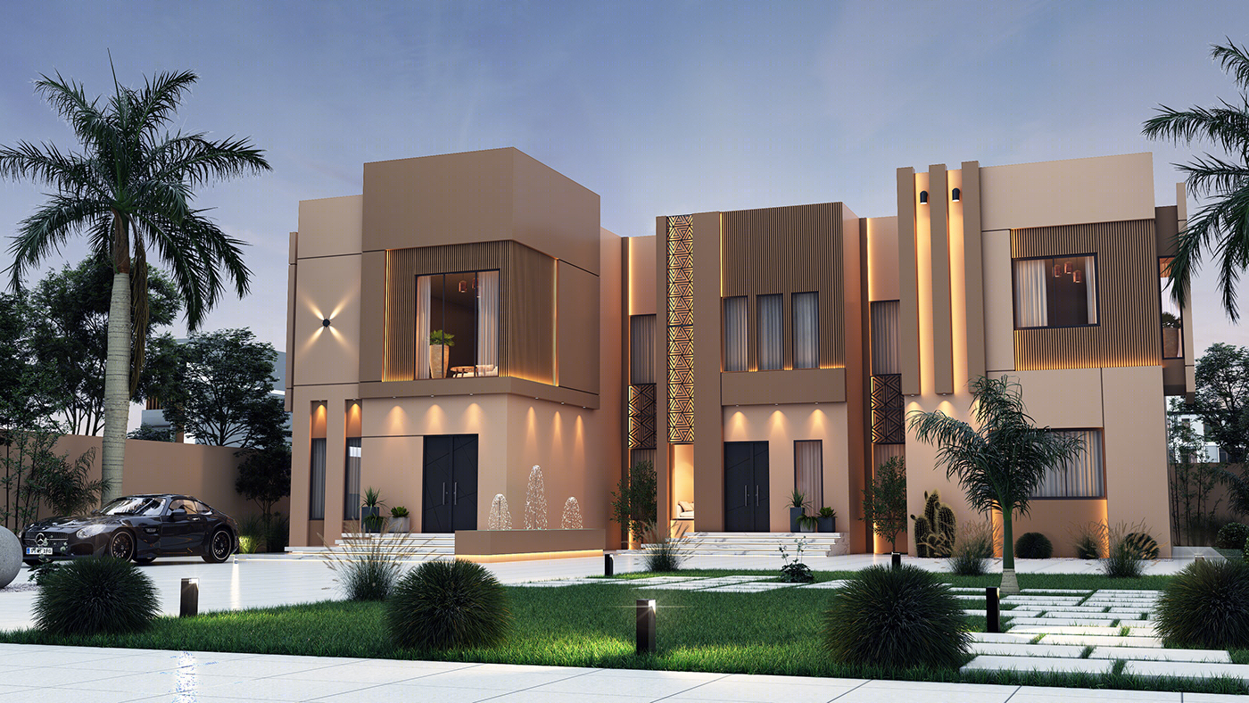 Anastasiya Gushchina丨别墅建筑丨DOUBLE STORY VILLA 600 M²-1