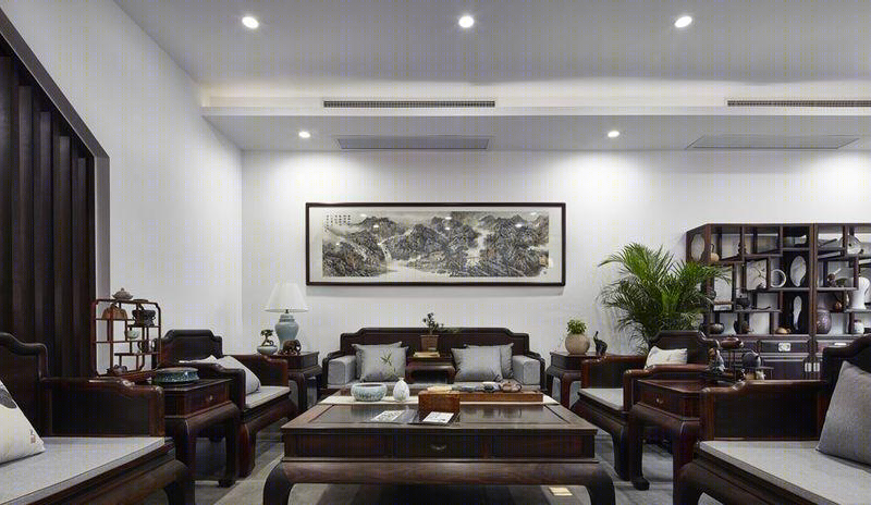 碧桂园简约中式大宅 | 红木家私的沉稳魅力-18