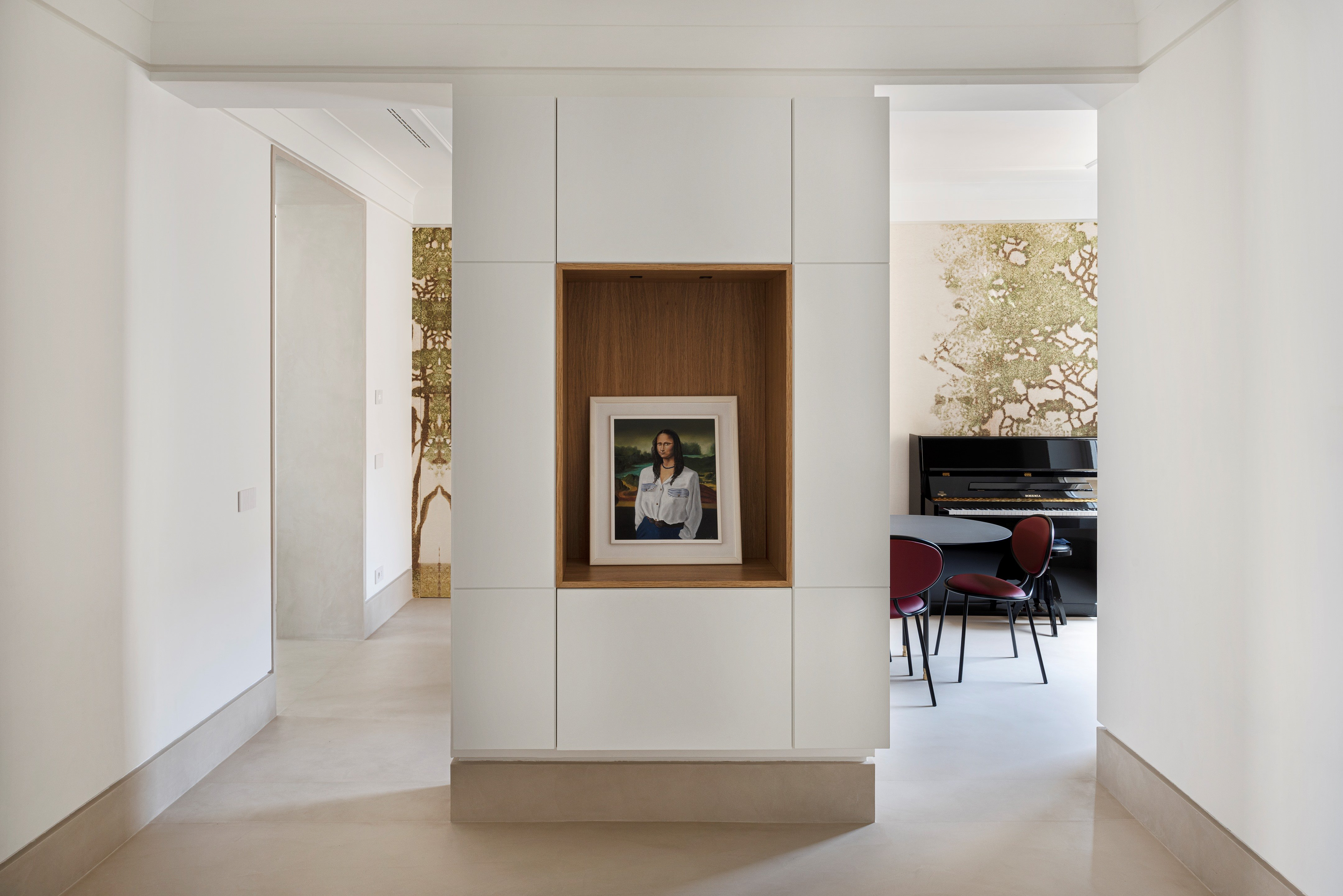 Bomori Architetti 设计的罗马平层公寓——视觉连接和现代风格-1