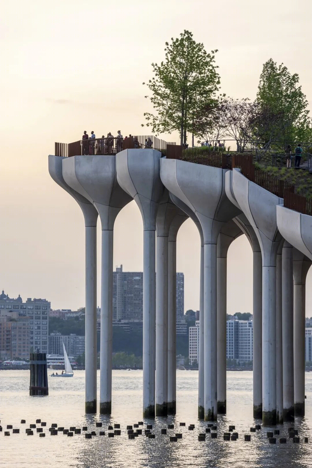 纽约新地标 Little Island · 海上绿洲的创意设计丨巴林哈德丨Thomas Heatherwick,MNLA,奥雅纳-27