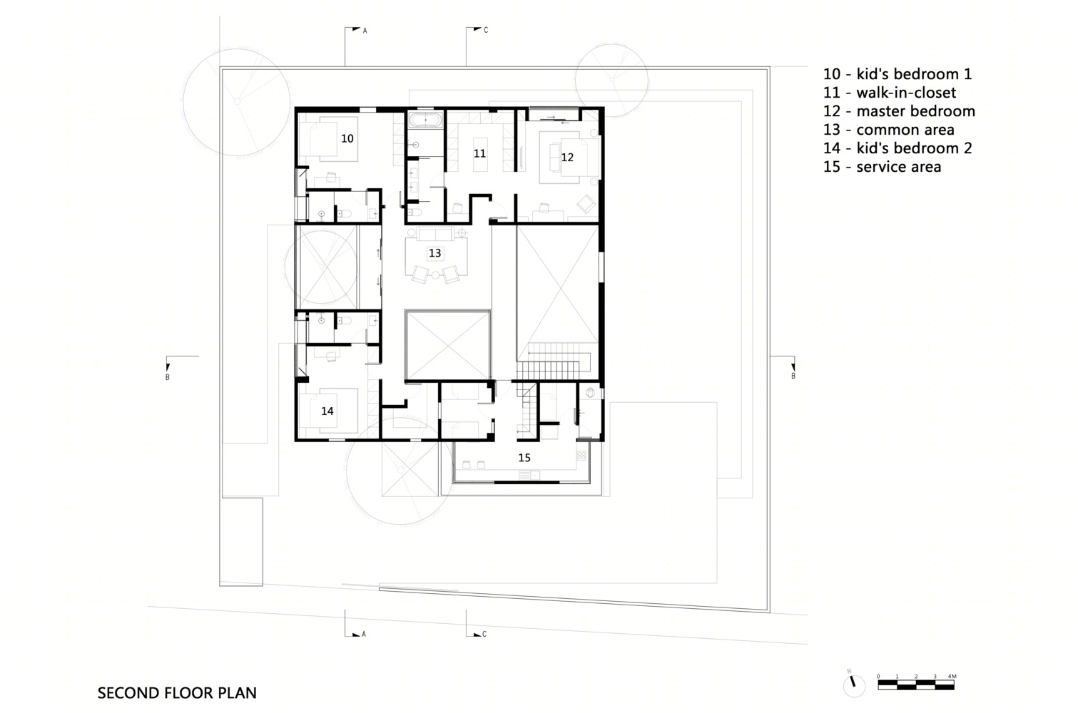 印度尼西亚 Rumah Bias 住宅丨Adria Yurike Architects-27