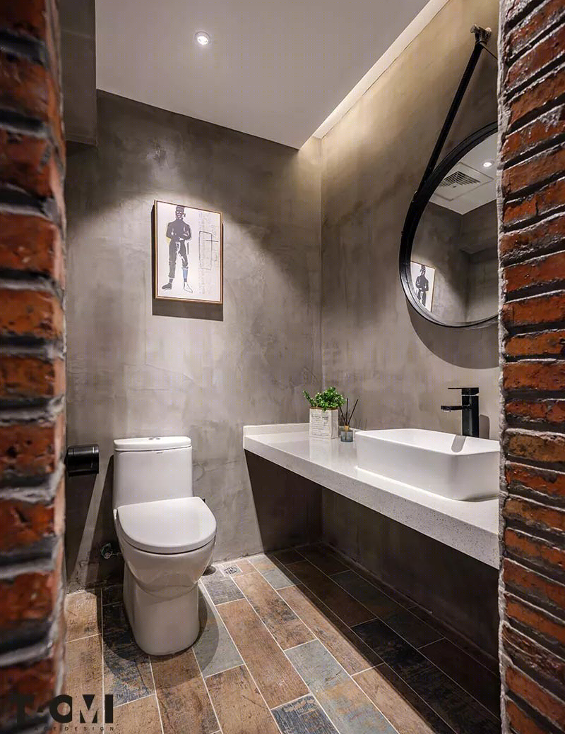 59㎡工业风Loft公寓-15