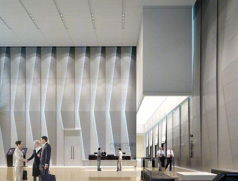 江先情丨办公建筑丨上海投资大厦-8