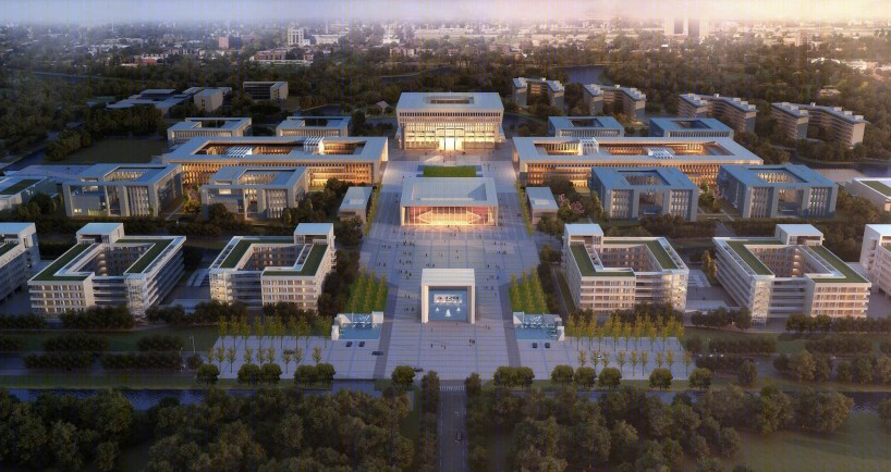 江苏常州大学现代简约校园设计-16