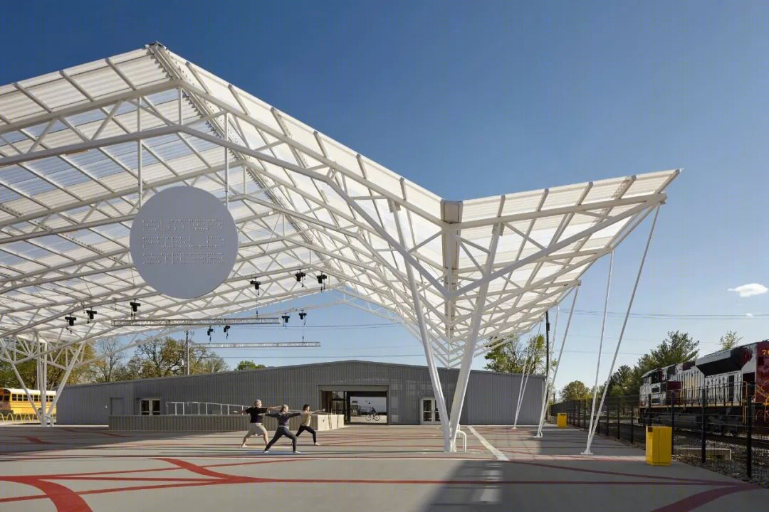 罗杰斯市中心公园丨美国丨Ross Barney Architects-25
