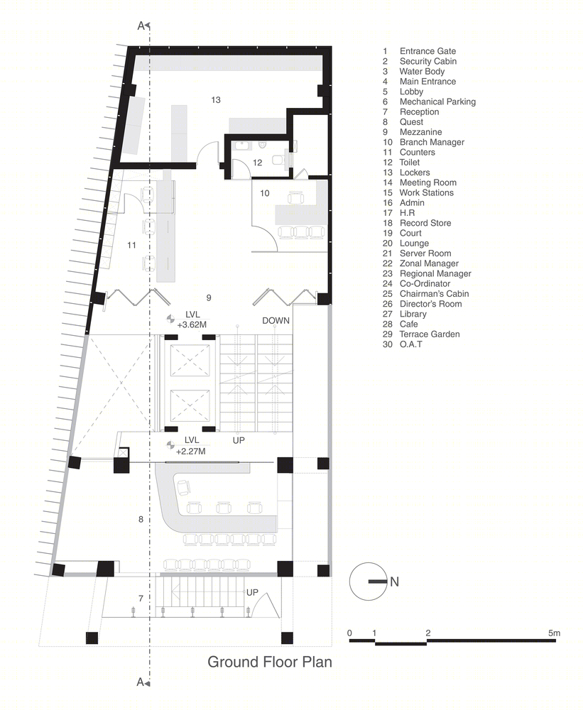 印度克曼亚提拉克多功能合作信用社丨Thirdspace Architecture Studio-41