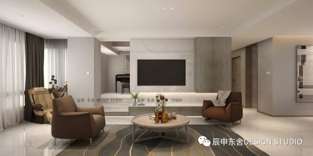 庐州府 202㎡顶复现代轻奢设计 | 空间通透，生活便利-12