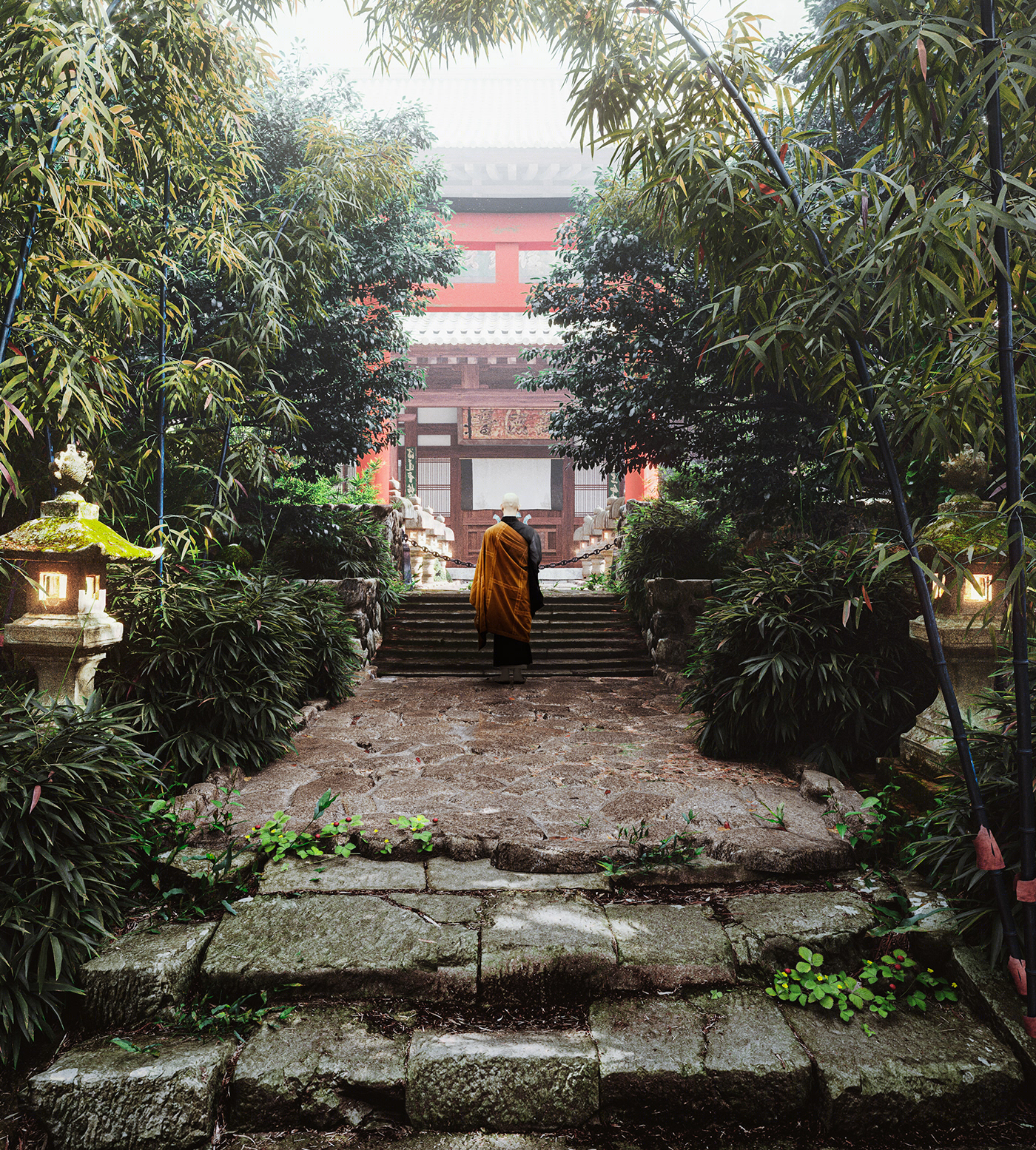 神秘花园 · 奥斯卡·帕斯特尔建筑视觉化项目-4
