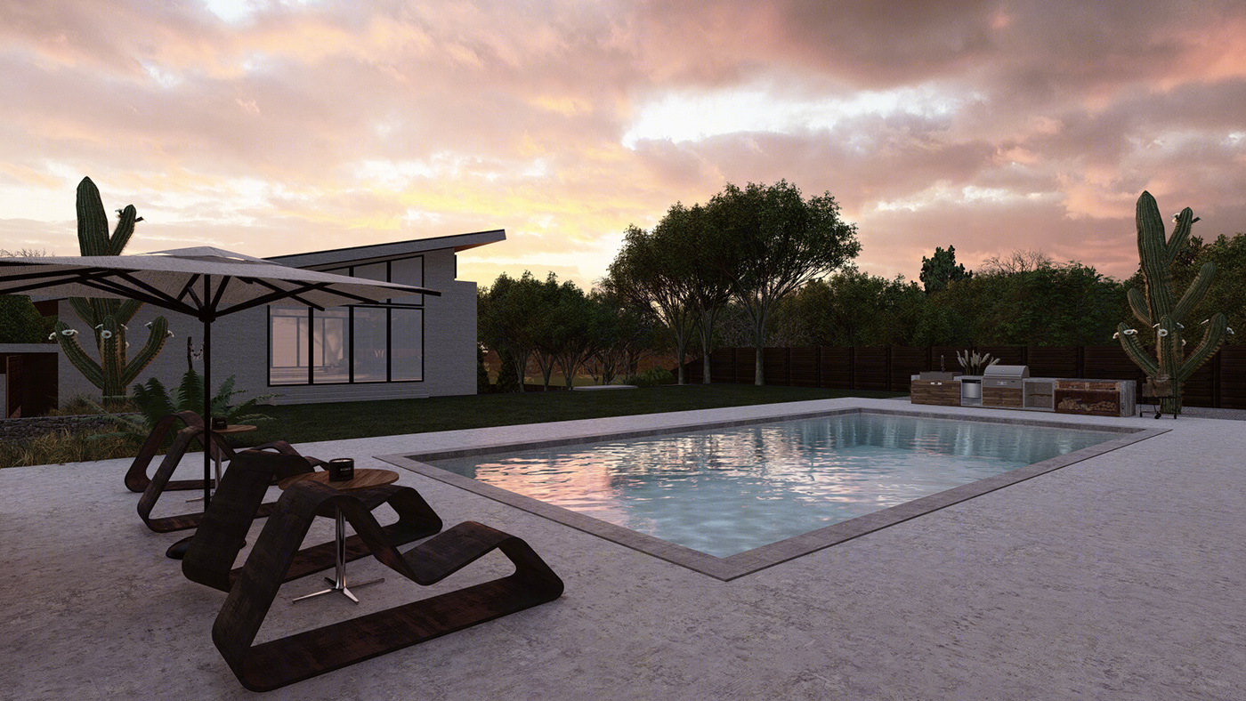 Architectural and Landscape design of modern home-6