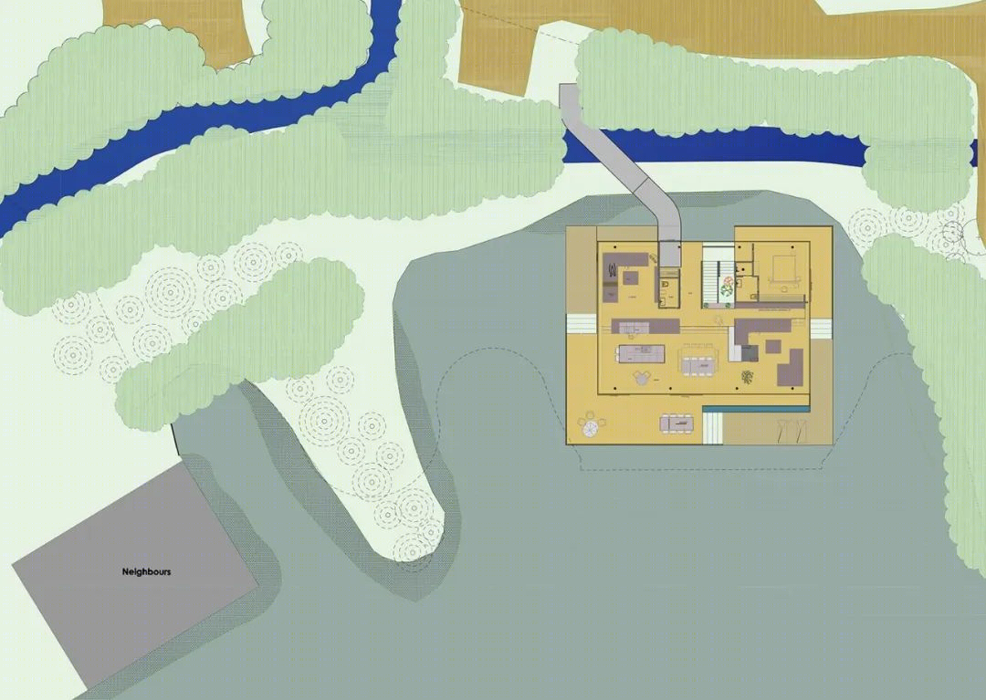 漂浮在英国湖泊上的 360°全景别墅-48