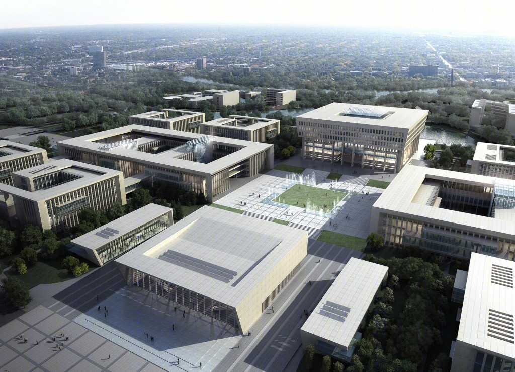 江苏常州大学现代简约校园设计-19